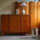 Buffet / Enfilade milieu du siècle en teck et chêne, ébéniste danois, années 1960