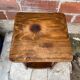 Table D’appoint Sellette Ancienne Bois Tourné Brut Décoration Vintage