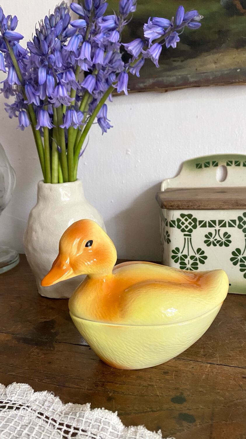 Zoomorphic terrine duck Michel Caugant