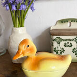 Zoomorphic terrine duck Michel Caugant