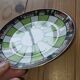 Antique cup and two saucers – Art Deco geometric design
