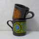 Lot de 2 mugs anglais Staffordshire vintage