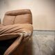 Pair of Gianni Pareschi lounge chairs for Busnelli, vintage leather from the 1970s.