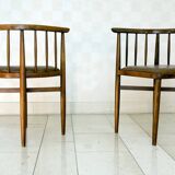 Series of 4 chairs Thonet 1960