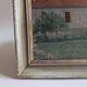Old painting, village
