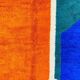 Handwoven colorful Azilal rug size 150 x 250 cm