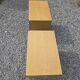 Pair of Scandinavian oak bedside tables from the 1960s.