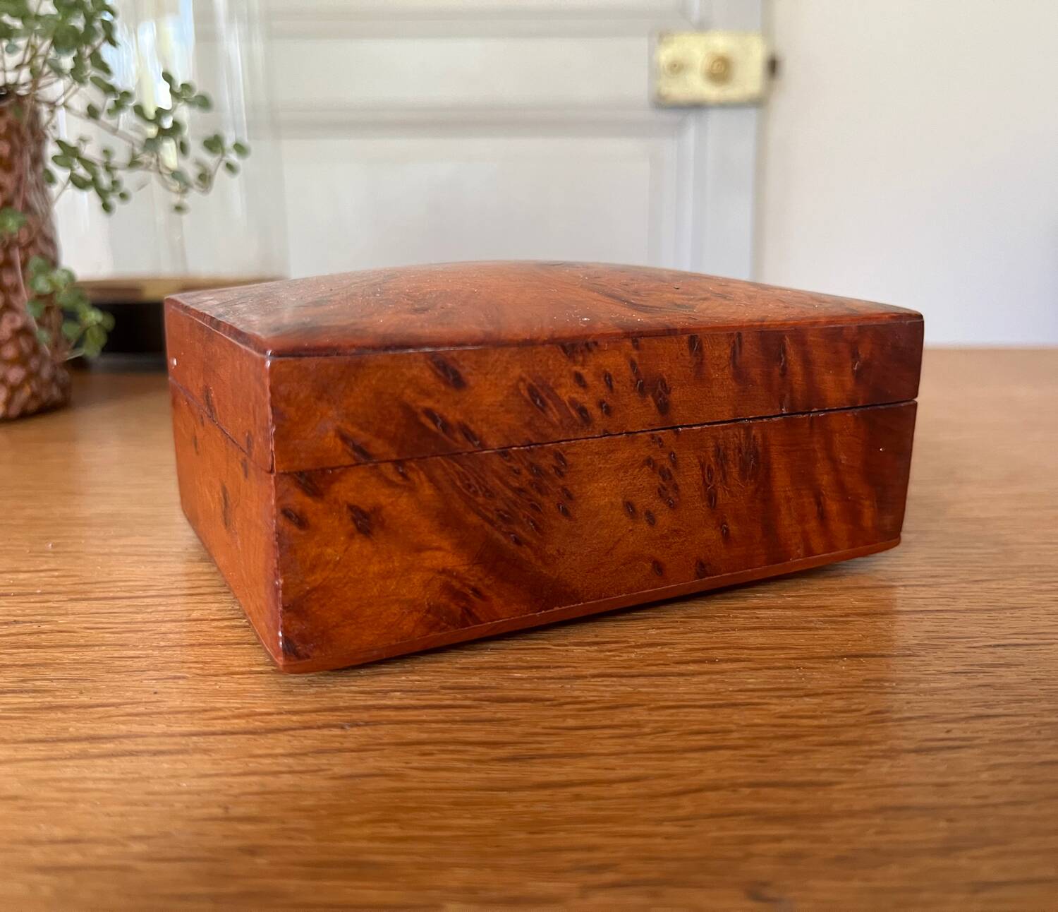 Rectangular wooden box