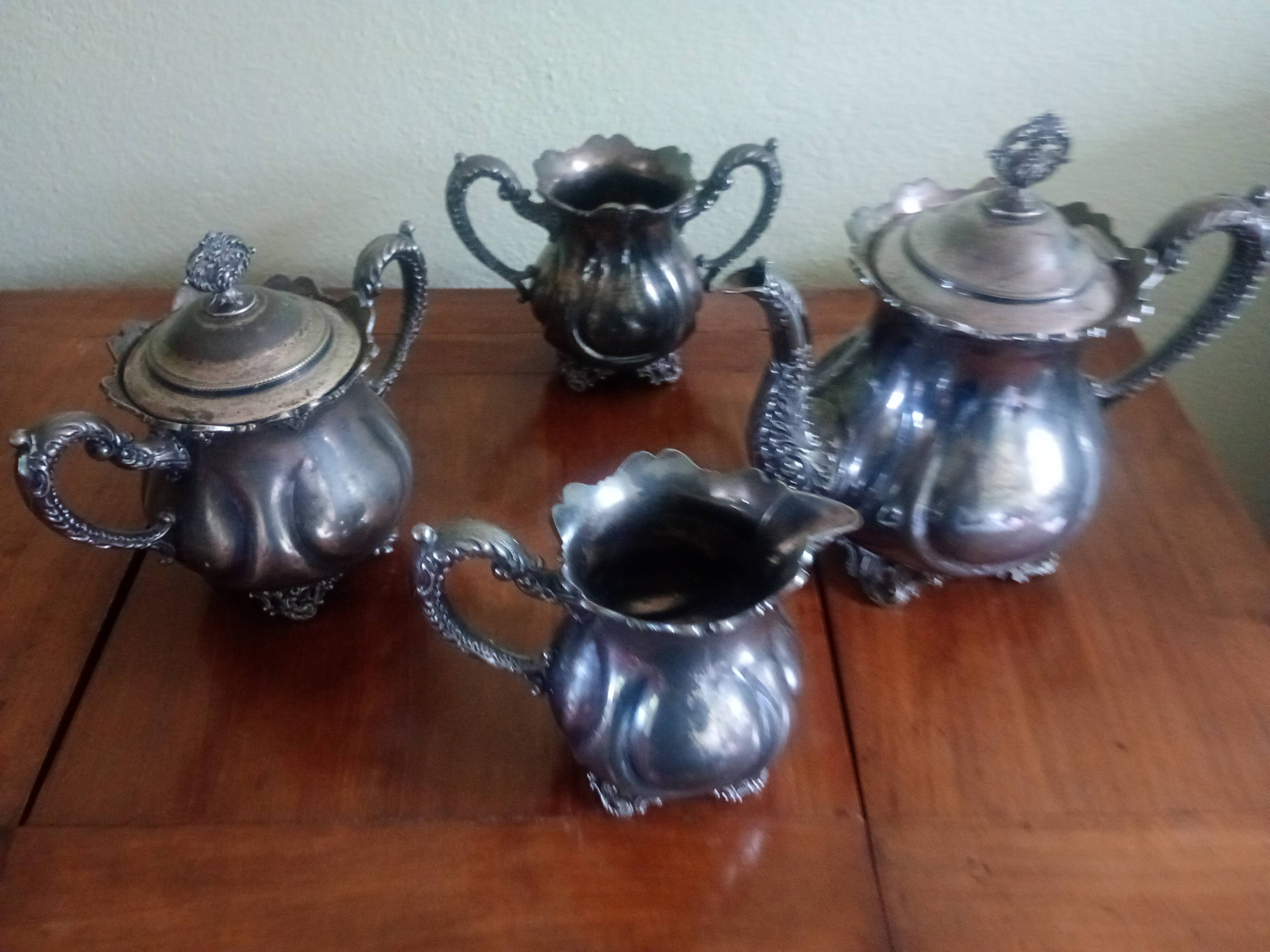 WEBSTER & SON - Antique coffee or tea service - Art Nouveau USA New York