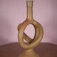 Vase terre cuite brutaliste