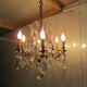 Bronze chandelier with tassels Louis XV, Louis XVI