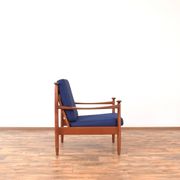 Fauteuil danois des années 1960, style mid-century.