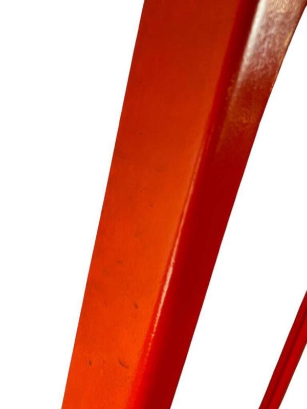 Miroir vintage orange style spatial / miroir mural