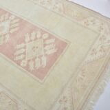 Tapis vintage neutre noué à la main sku 3591