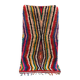 Boucherouite vintage Moroccan rug, Azilal berber area rug