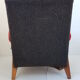 Fauteuil club en laine 1950