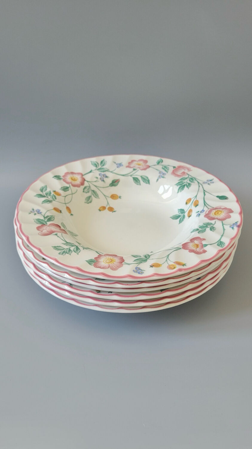 Set of 6 Churchill plates