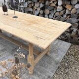Solid oak farmhouse table 233cm