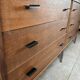 Vintage Scandinavian teak sideboard – 6 drawers – 1960s