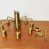 Sputnik brass flush lamp