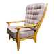 "Edouard" armchair in oak by Guillerme & Chambron for Your Home