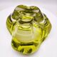 1950s large triangular ashtray - centerpiece or catch-all in Murano glass by Flavio Poli. Made in Italy. 20 x 17 x 13.5 h cm / 2.8 kg.