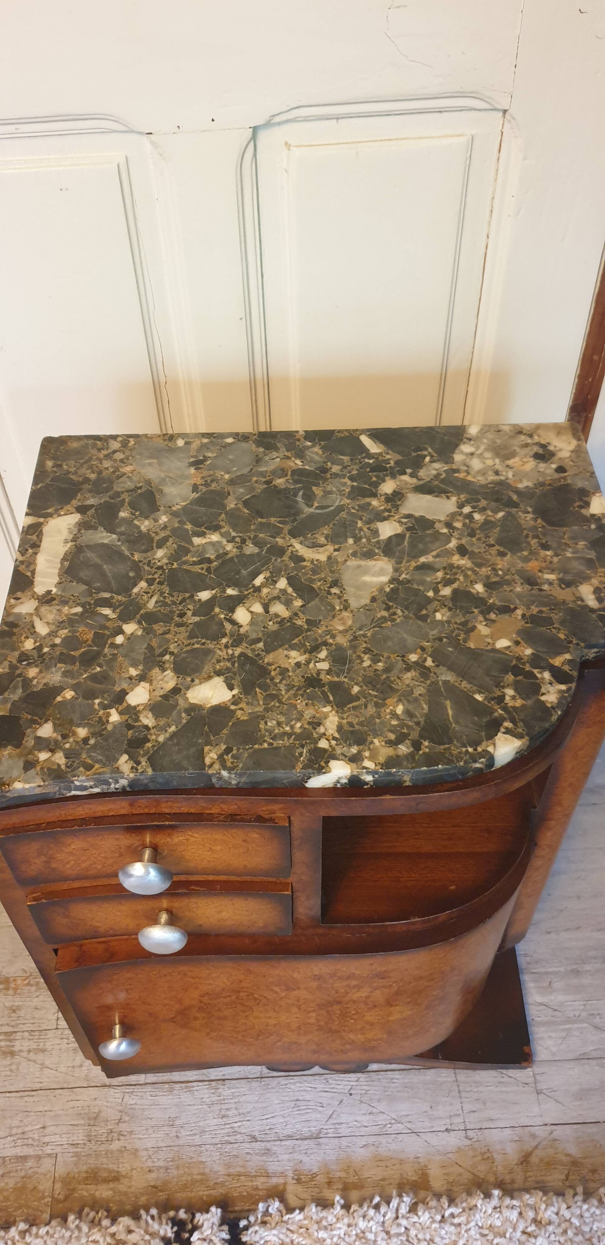 Art deco bedside table