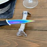 Jean Couzon knife rests – set of 6 – elegant design – vintage silver