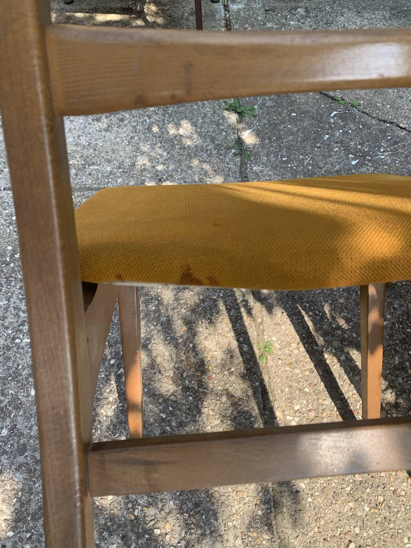 Pair of Vintage Scandinavian "Ladderback" Chairs (1960) - To Restore