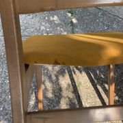 Pair of Vintage Scandinavian "Ladderback" Chairs (1960) - To Restore