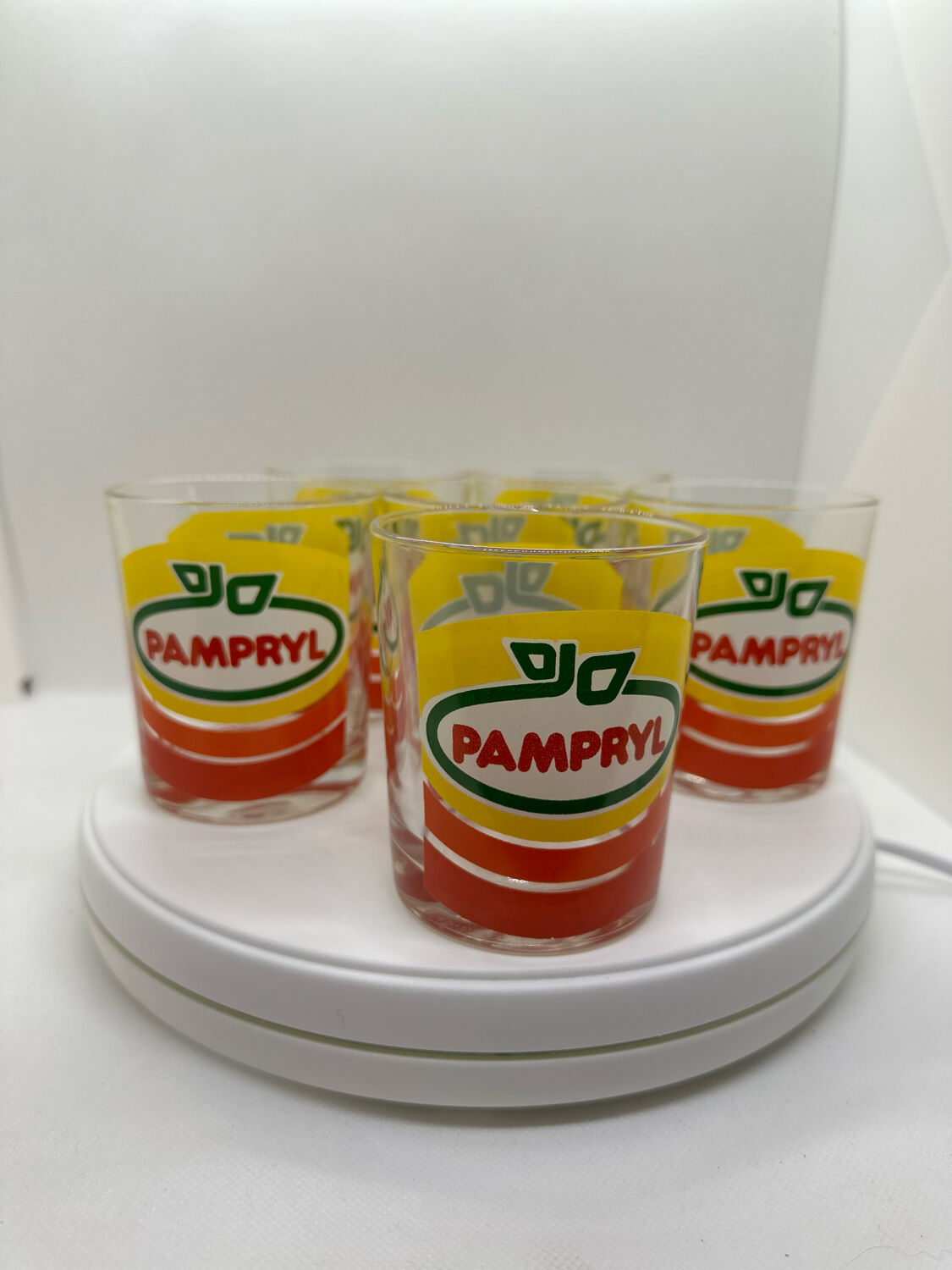 6 juice glasses pampril