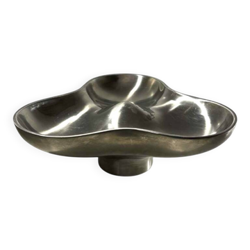 Plat tripartite, acier inoxydable,Georg Jensen, Danemark 1970s