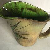 Vallauris sandstone pitcher signed
