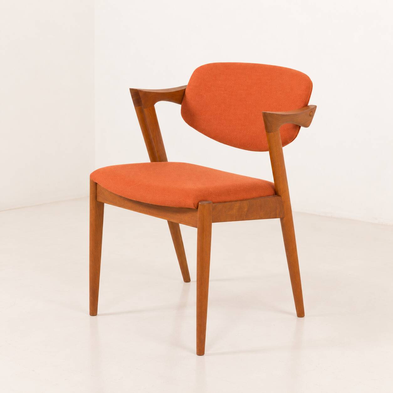 Kai Kristiansen Model 42 Teak Chair by Schou Andersen, Denmark 1960s