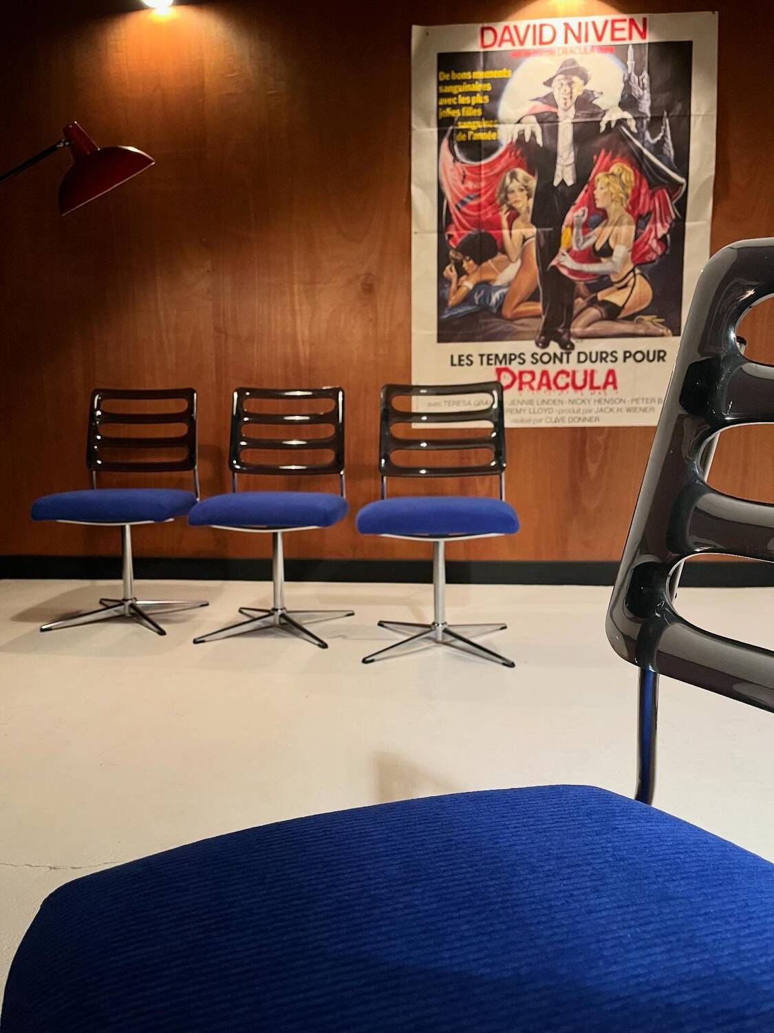 4 swivel chairs from around 1970