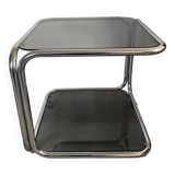 Space Age Side Coffee Table on Casters