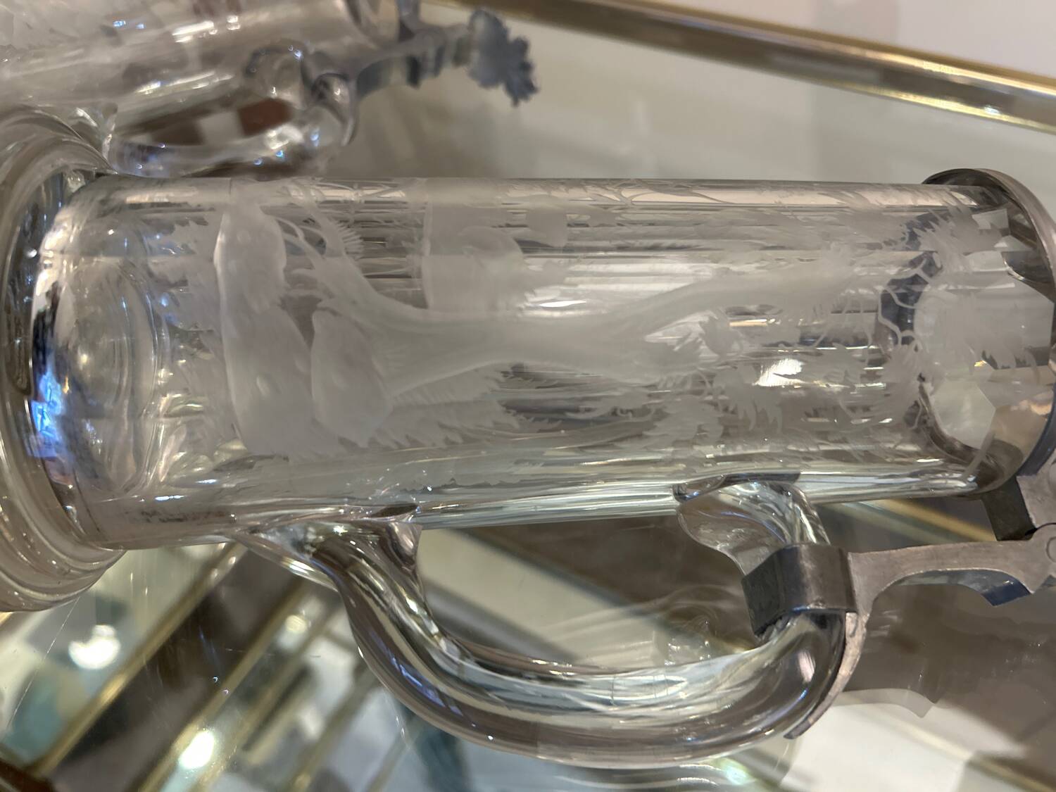 Set of beer pitchers, 19th century