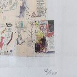 Vintage Jean Michel Basquiat lithograph