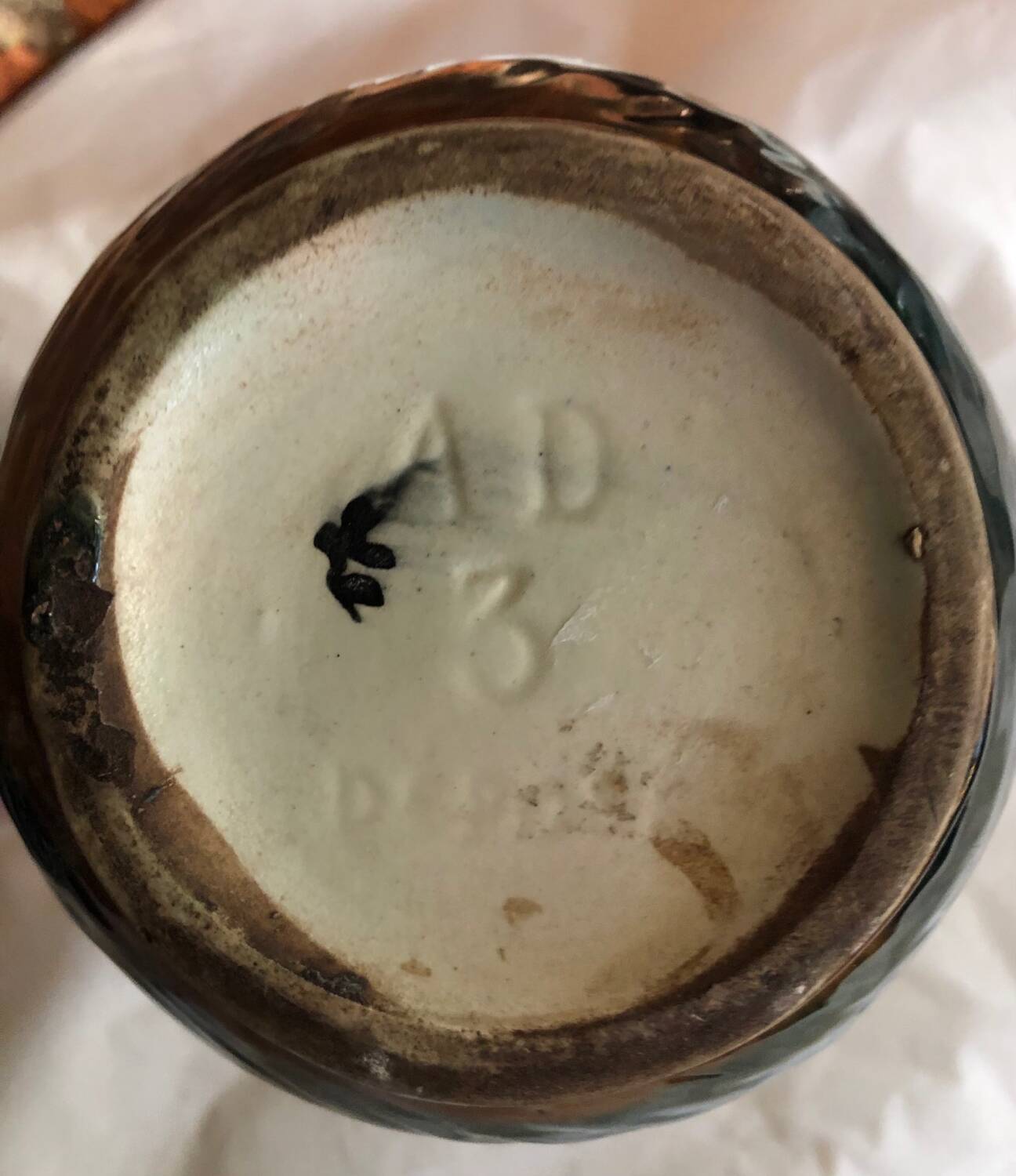 Pichet barbotine Orchies