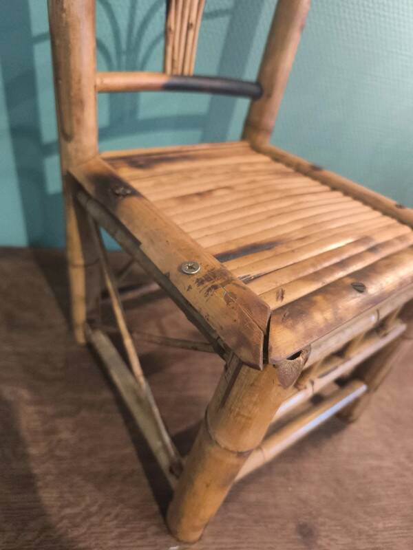 Small bamboo chair