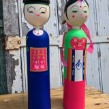 Kokeshi doll as a couple
