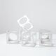 Set of 6 vintage aluminium napkin rings / egg cups by Pier
