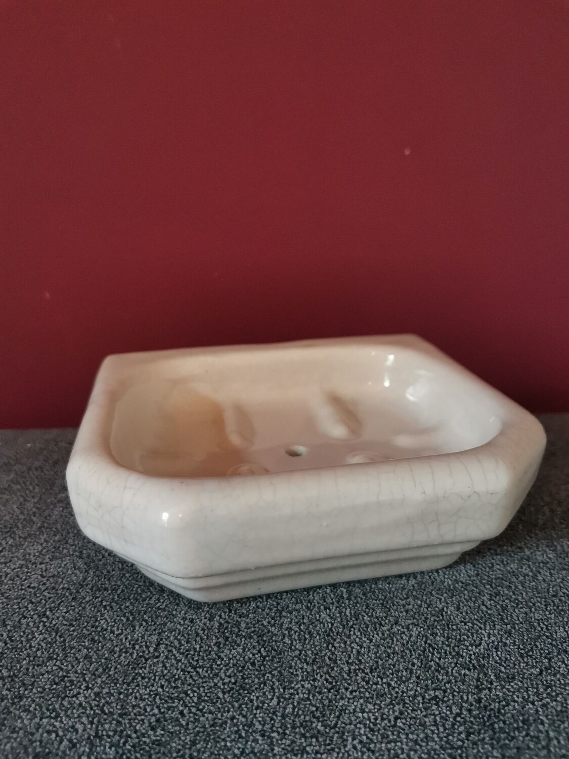 Vintage wall soap dish