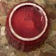 1950s Pleated Ceramic Cache Pot Bordeaux St-Clement H11/D14