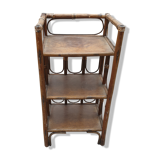 Rattan side table