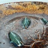 Danish Scandinavian bowl from the mid-century by Clara Helmich, 1960s.
