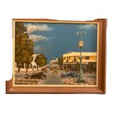 Tableau "Grand café de Paris" Rachid Errzieq