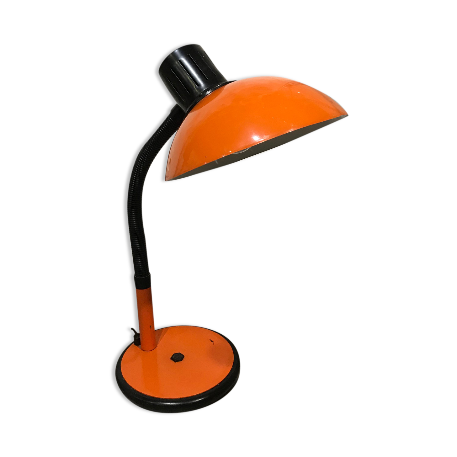 Vintage orange lamp