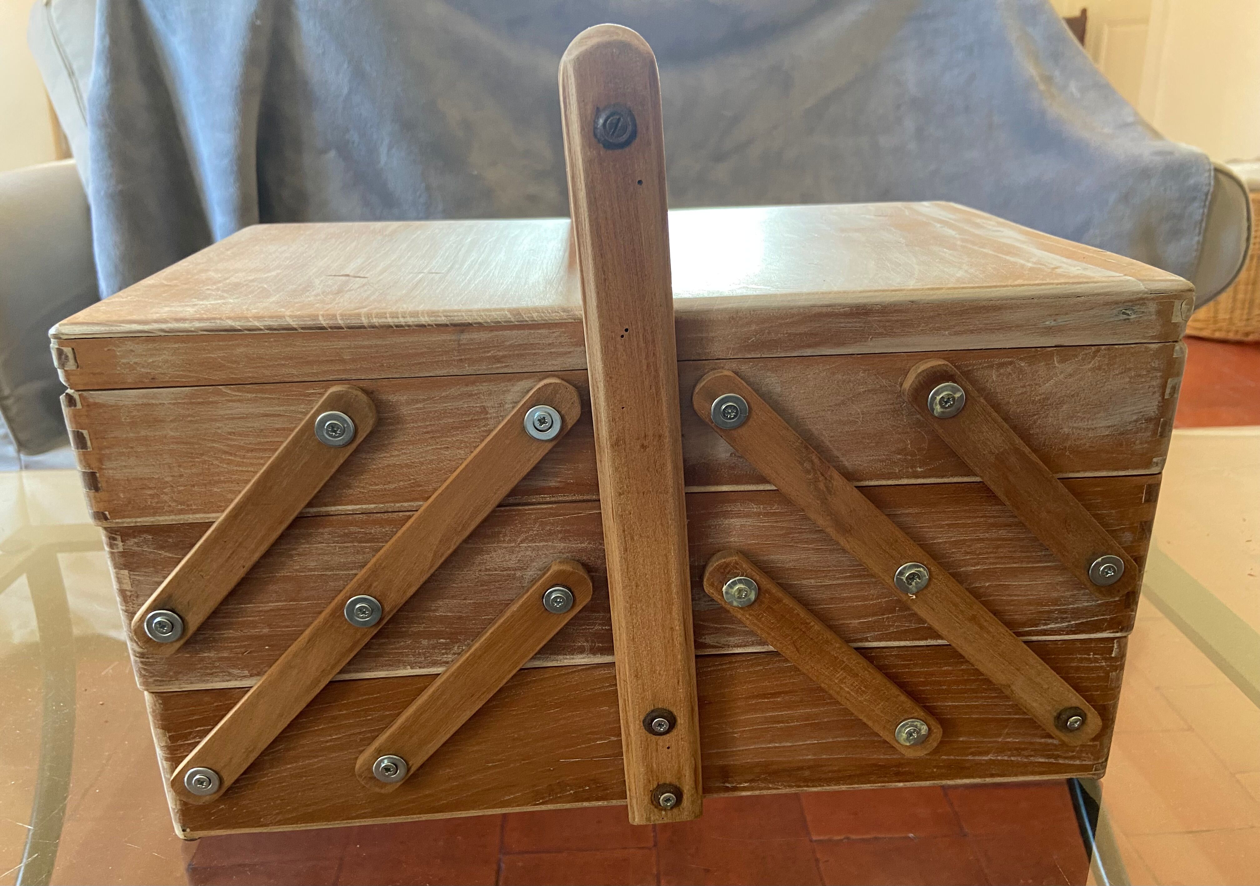 Vintage sewing box