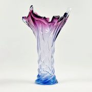 Very Large Mid-Century Murano Glass Twisted Vase from Fratelli Toso, Italy